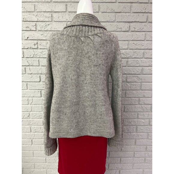 Springfield Women Gray Alpaca / Wool Blend Long Sleeve Sweater Size L - Picture 2 of 12